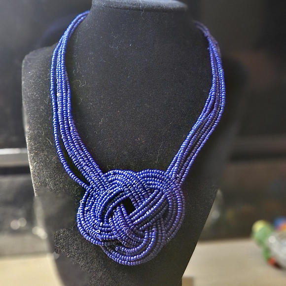 Jewelry - Purple beaded necklace 3 for 10 dollars